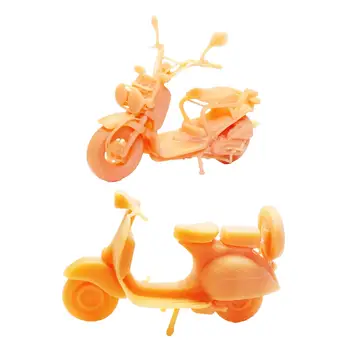 1:64 Diorama Gatvės Motociklo Modelis Kolekcionuojamų Mini Transporto priemonių, Žaislų Micro Peizažai Lėlių Fotografijos Rekvizitai Išdėstymas