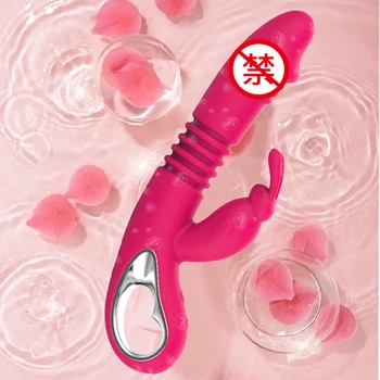 12 Greičio G Spot Vibratorius USB Įkrovimo Galingas Dildo Rabbit Vibratorius Moterims Klitorio stimuliacija, Masažas Suaugusiųjų sekso žaislai