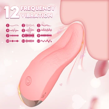 12 Greičio Speneliai Klitorio Stimuliacija Realus Lyžis Kalba Rose Vibratoriai Moterims Sekso Žaislai Suaugusių Moterų Porų