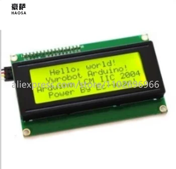1PCS LCD2004+I2C 2004 20x4 2004A mėlynas ekranas HD44780 Simbolių LCD /w IIC/I2C Nuosekliosios Sąsajos Adapteris Modulis Arduino Modulis