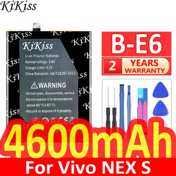 4600mAh KiKiss Galinga Baterija, B-E6 BE6 Už Vivo NEX S NEXS Mobiliojo Telefono Baterijas