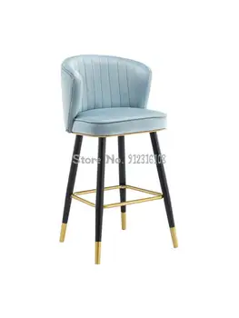 Baro kėdė šviesos prabanga modernių paprastų buitinių mados aukštos kėdės geležies baro kėdės, baro kėdžių Sala kėdė 55cm