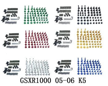 CNC Visiškai Lauktuvės Varžtai Kėbulo Varžtų Veržlių Rinkinys Tinka GSXR1000 2005-2006 K5