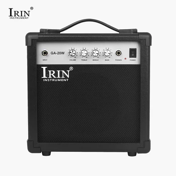 IRIN GA-20W Mini Stiprintuvo 4 Tuning Nešiojamų AMP Garsiakalbis Kabineto Tinka Elektrinė Gitara Tris-band Išlyginimo Kontrolės