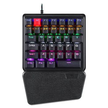 K106 viena ranka, mechaninė klaviatūra Ginklą Dievo Sosto kairiarankis maža klaviatūra galimi mobiliųjų žaidimas išorės klaviatūra