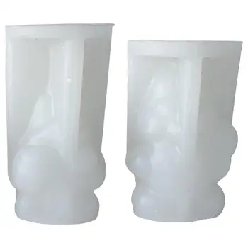 Kalėdų Formų Žvakių Gnome Formos 3D Silikono Formų Skirti 