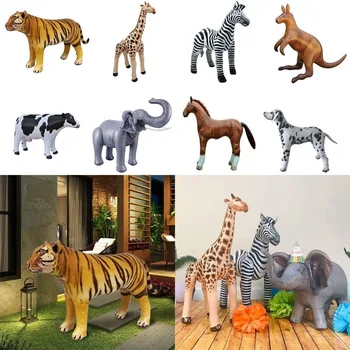 Milžinišką Modeliavimas Gyvūnų Pripučiamas Balionas Modelis Varlė Tigras Karvė, Arklys, Dramblys, Žirafa, Zebras Triušis Balionai Vaikams Gimtadienio Laukinių