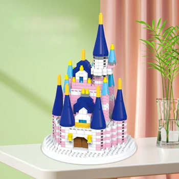 Mini Princess Dream Castle Modelio Kūrimo Bloką Rinkinių Duomenys Plytų Švietimo Žaislai Mergaitėms Gimtadienio Dovana
