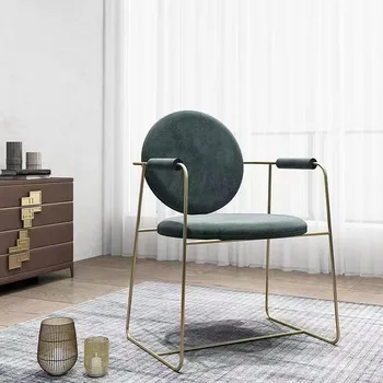 Modernus Minimalistinio Stiliaus, Laisvalaikio Kambarį Kėdės Atlošas Nordic Light Luxury Living Room Kėdės Porankiai Sedia Baldai