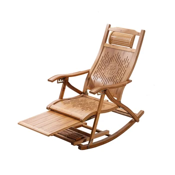 Modernus Sulankstomas Bambuko Supamoji Kėdė, Poilsio Lovą Suaugusiems, Medinių Grindų Projektavimo Meditacija Rankos Kėdės Sūpynės Baldai Gyvenamasis Kambarys