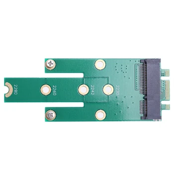 NGFF M. 2 B + M Klavišą mSATA Mini PCI-E, SATA 3.0 SSD Vyrų Konverteris Kortelės