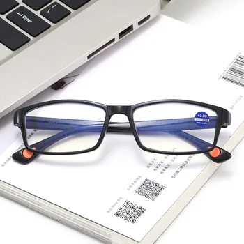 Naujas kovos su mėlynos šviesos skaitymo akiniai toli ir arti, aišku, vyresnio amžiaus akinius patogu mados akiniai skaitymui gamintojas 3864