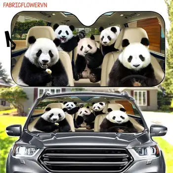 Panda Automobilio Skėtį Nuo Saulės, Panda Automobilių Apdailos, Panda Prekinis, Galinis Stiklo, Panda Mėgėjams Dovana, Gyvūnų Automobilių Skėtį Nuo Saulės, Dovana Mama, Dovana Tėčiui