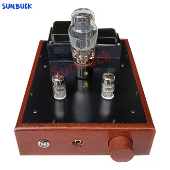 Sunbuck 32Ω-600Ω 2.0 1W Vakuuminių Vamzdžių Amp Stiprintuvas 0 Triukšmas 6N3 6N5P GE5670 6080 Vakuuminio Vamzdelio Ausinių Stiprintuvas