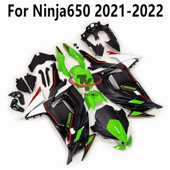 Tinka Ninja 650 Kėbulo, Variklio Apdanga Motociklą Už Ninja650 2021-2022 Visiškai Lauktuvės Rinkinys Žalia Raudona Balta Juoda Spausdinti Liejimo
