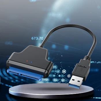 USB Į SATA Išorinis Kietasis Diskas Serijos USB 3.0 C Tipo Standžiųjų Diskų Keitiklio Kabelį 20/50CM 2,5 Colių Tablet SSD