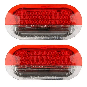 2X LED Automobilių Vidaus Duris Mandagumo Įspėjimo Lemputė Šviesos Kokybės Vabalas Golf Jetta MK4 1999-2004 1J0947411B
