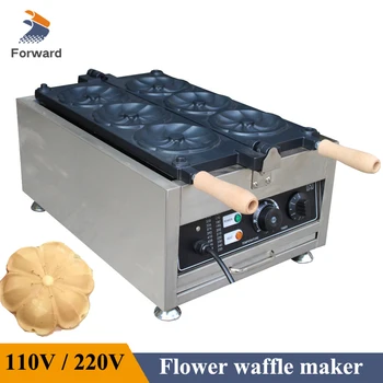 Sakura Formos Pliurpalas Mašina 3 vnt. Gėlių Cake Maker Elektros Šildymo Pliurpalas Mašina, Gėlių Formos