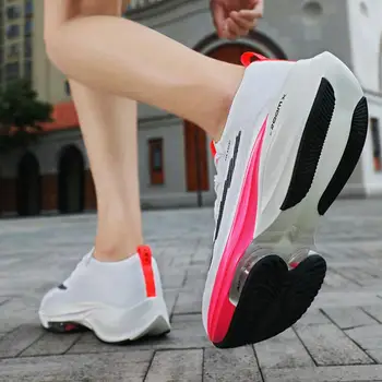 Vėliau maratono bėgimo bateliai vyrams, oro pagalvės pralaidžios orui amortizatoriumi batai ultra-šviesos lauko bėgimo sportbačiai