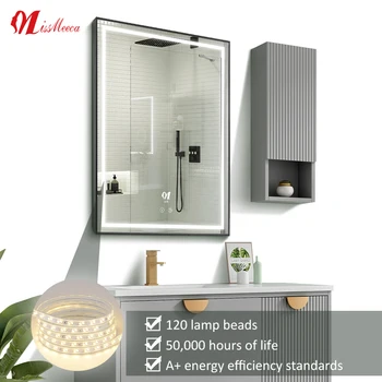 Šiuolaikinės Pritemdomi Smart Vonios Veidrodžiai Viešbutis Namas Dekoratyvinis led apšvietimas, vonios kambarys kosmetinis veidrodėlis