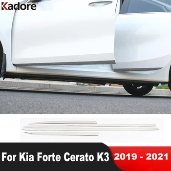 Šoninės Durys Kėbulo Apdaila Už Kia Cerato Forte K3 2019 2020 2021 Nerūdijančio Plieno, Automobilių Durys, Panelė Streamer Liejimo Juostelės Priedai