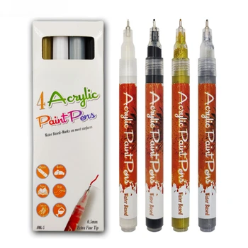 Ženklas pen 0,5 mm ultra-fine grafiti pen modelio dažymas meno tapybos kablys linijos dažytos akrilo pen